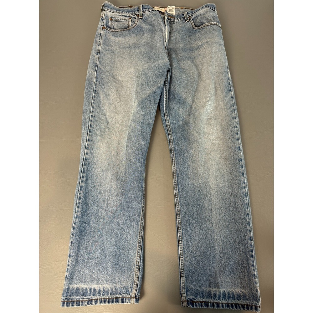 Levi's 505 Mens Regular Fit 100% Cotton Baggy StraightLeg Denim Jean Blue 36x32*